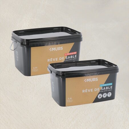 Rêve de sable Peinture nacré métal Satiné + Primaire