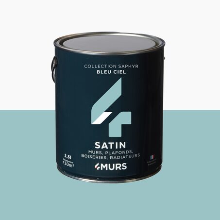 Peinture Multi-supports SAPHYR Alkyde bleu ciel Satiné