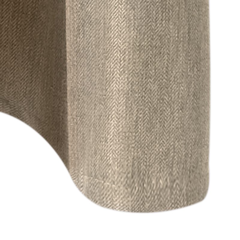 Rideau AMSTERDAM coloris taupe 140 x 240 cm