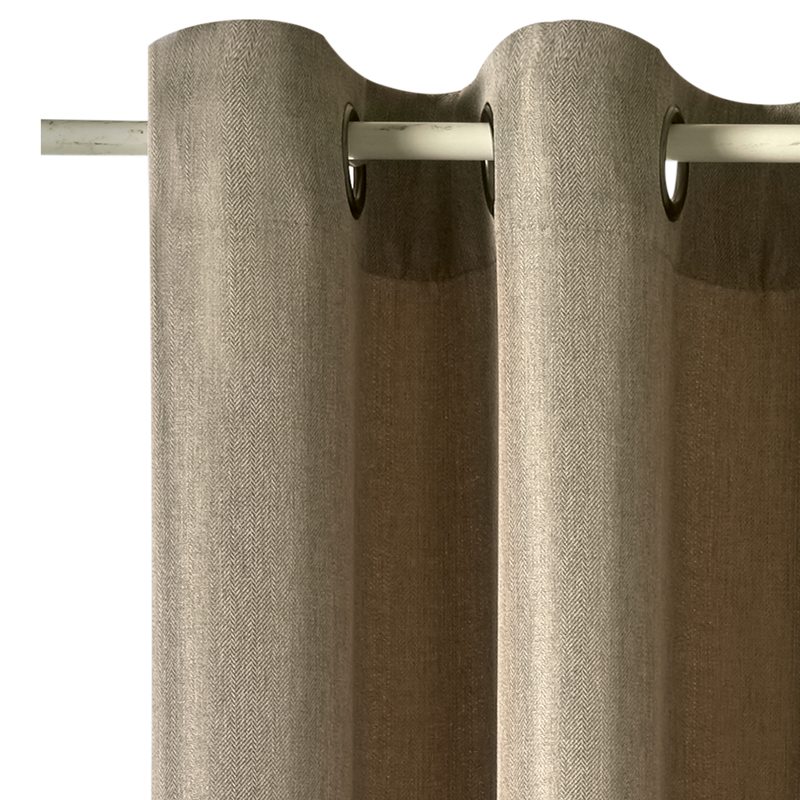 Rideau AMSTERDAM coloris taupe 140 x 240 cm