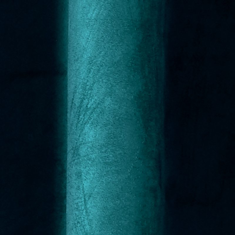 Rideau VELVET coloris bleu paon 140 x 260 cm