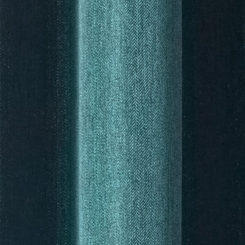 Rideau AMSTERDAM coloris bleu paon 140 x 240 cm