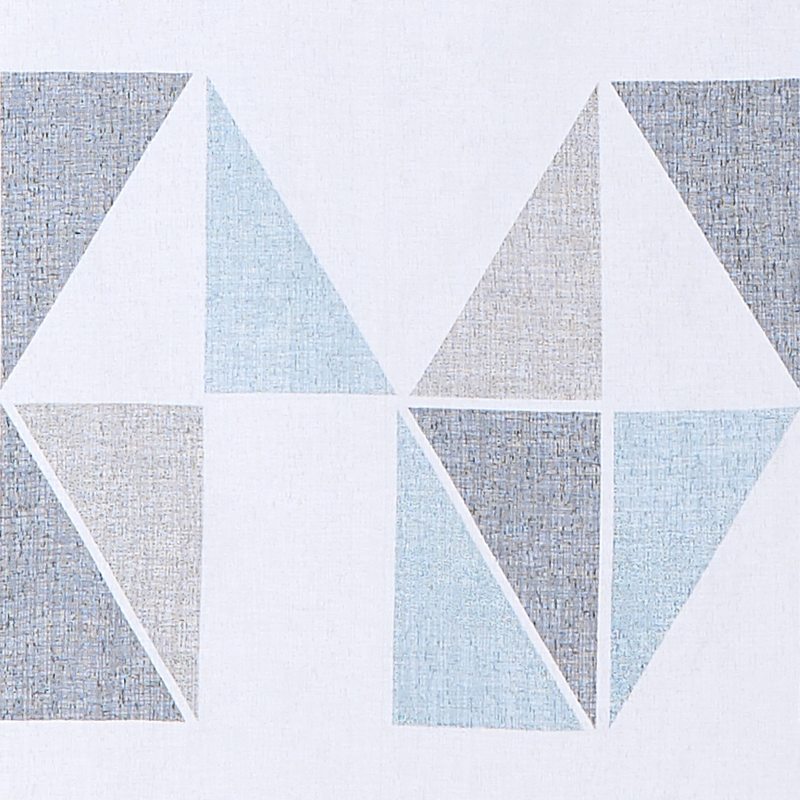 Vitrage LAZARE coloris blanc 45 x 120 cm