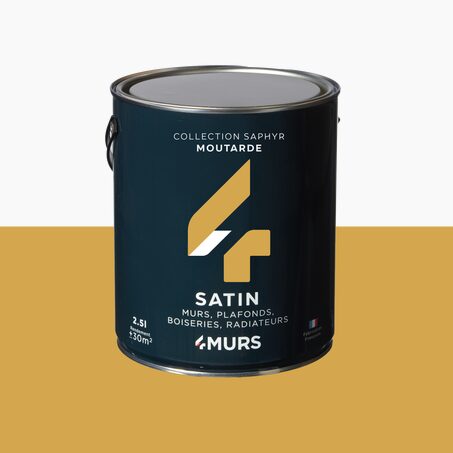 Peinture Multi-supports SAPHYR Alkyde moutarde Satiné