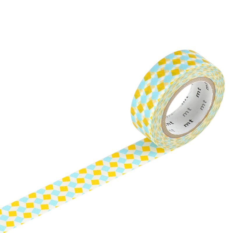 Masking tape SQUARE coloris jaune