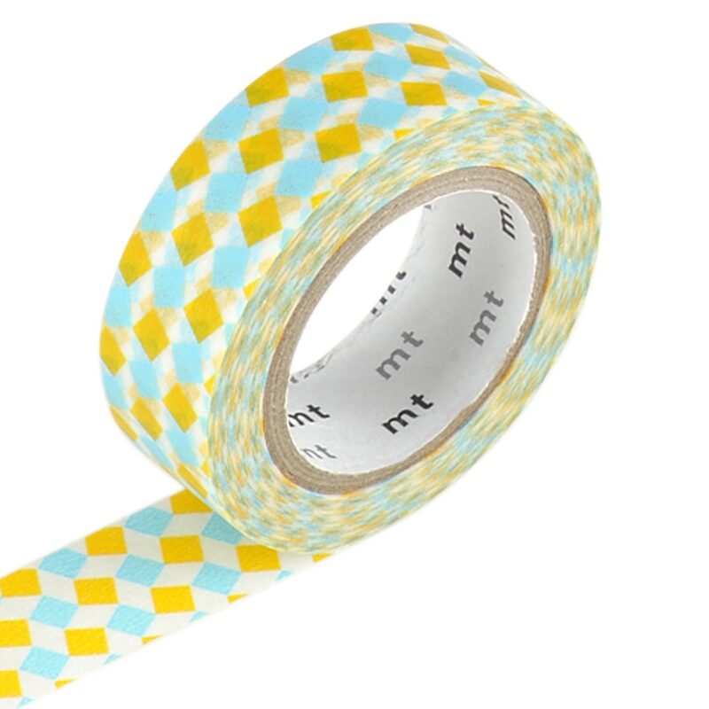 Masking tape SQUARE coloris jaune