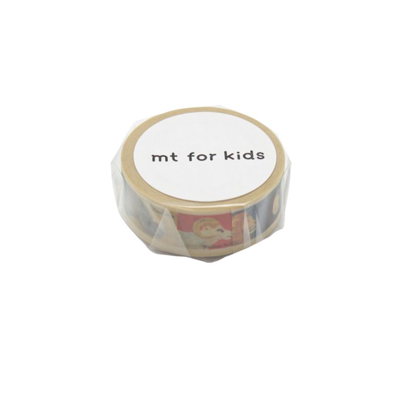Masking tape ANIMAL coloris multicolore