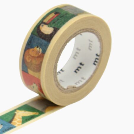 Masking tape ANIMAL coloris multicolore