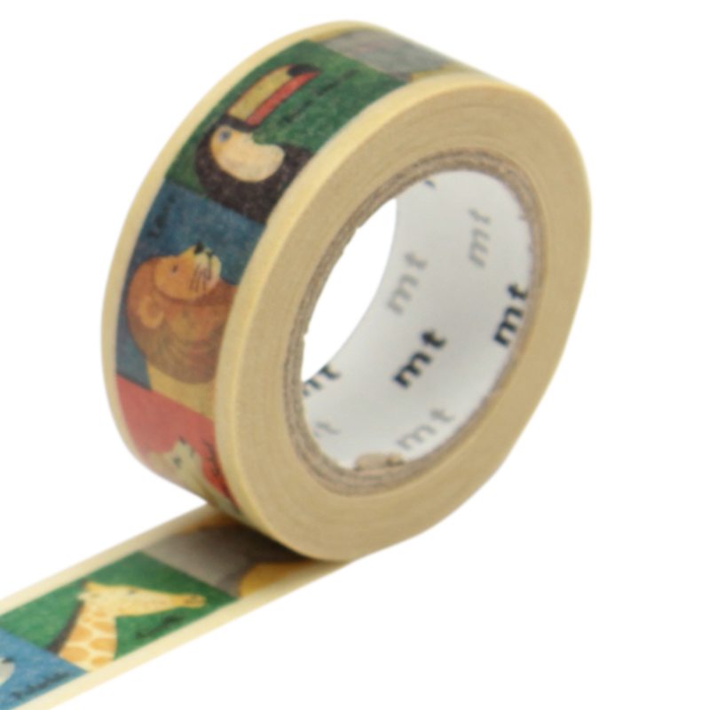 Masking tape ANIMAL coloris multicolore