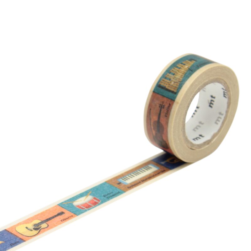 Masking tape INSTRUMENT coloris multicolore