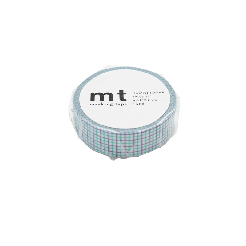 Masking tape HOUGAN MINT & MARINE coloris bleu