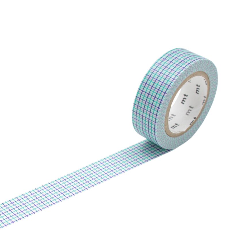 Masking tape HOUGAN MINT & MARINE coloris bleu