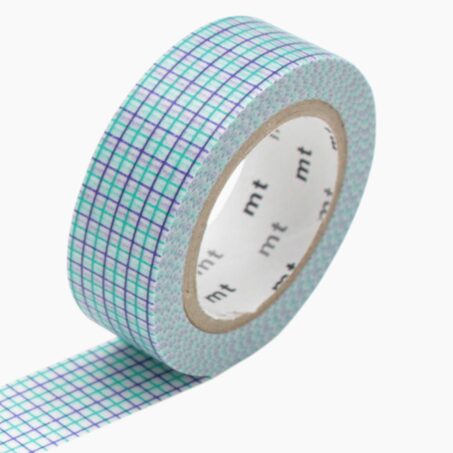 Masking tape HOUGAN MINT & MARINE coloris bleu