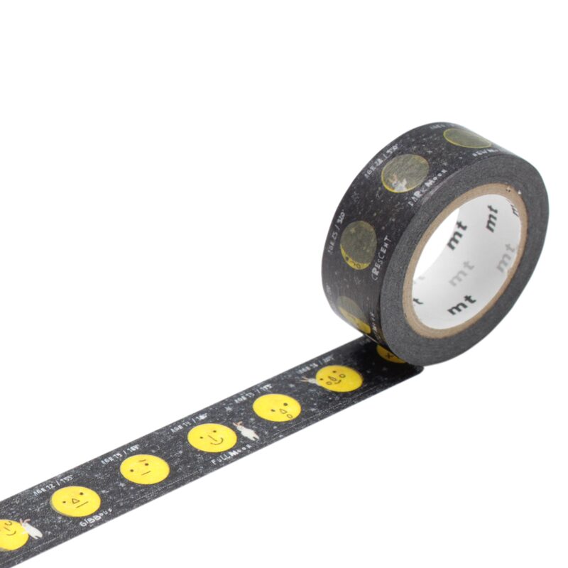 Masking tape MOON coloris jaune
