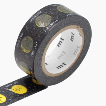 Masking tape MOON coloris jaune