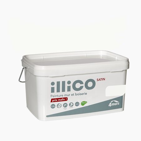 Peinture Multi-supports ILLICO blanc city Satiné