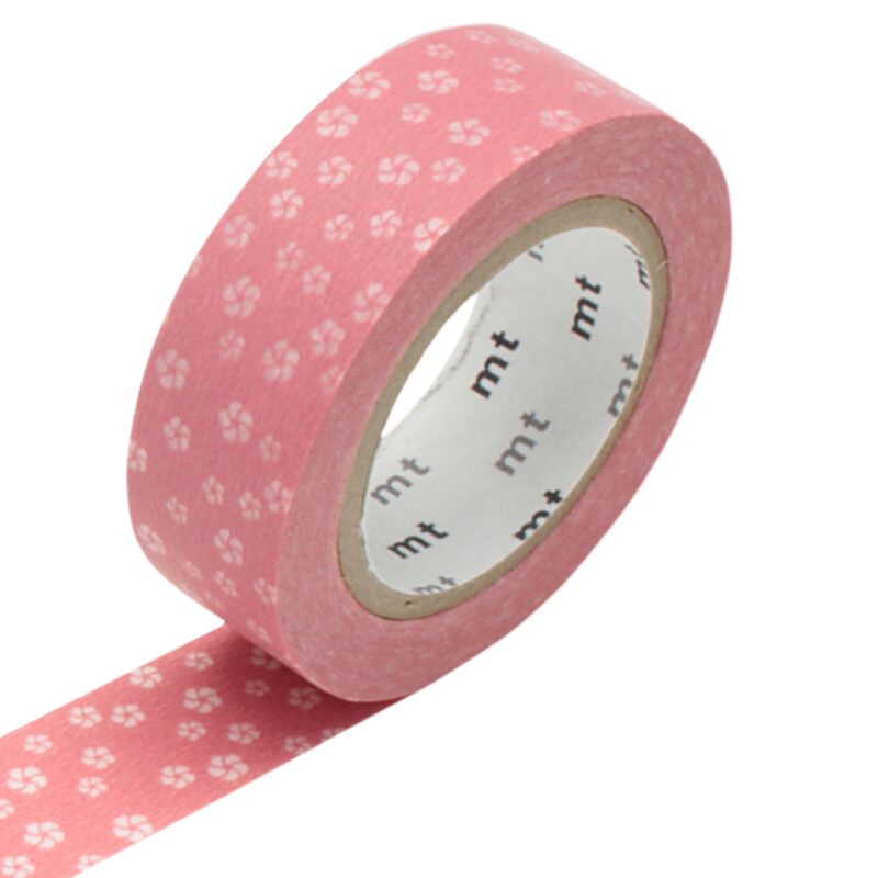 Masking tape NEJIRIUME HARU coloris rose