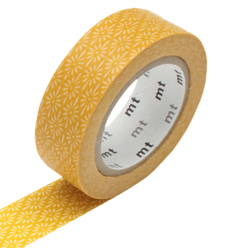 Masking tape HANABISHI KIKU coloris jaune