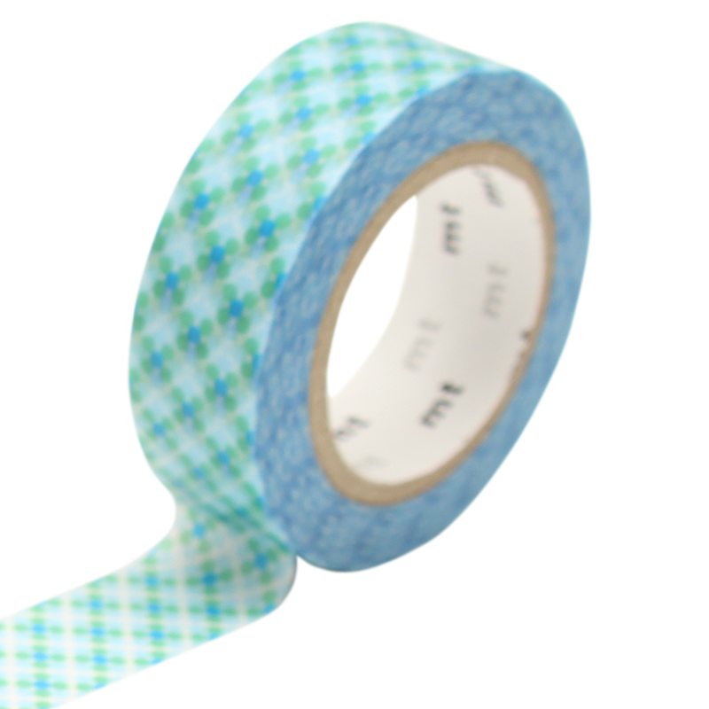 Masking tape OBORO DOT WATER coloris bleu