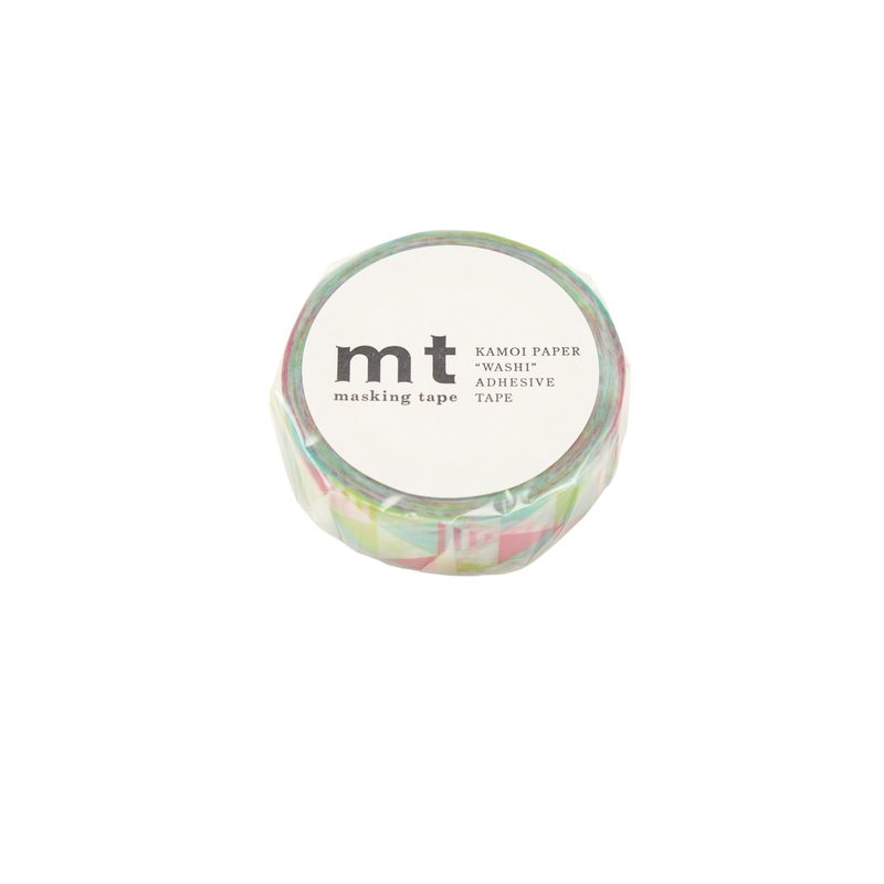 Masking tape SHIMASANKAKU PINK coloris multicolore