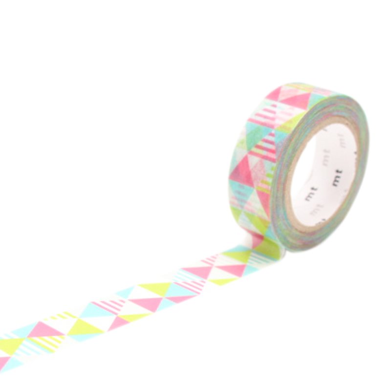 Masking tape SHIMASANKAKU PINK coloris multicolore