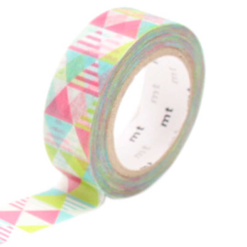 Masking tape SHIMASANKAKU PINK coloris multicolore