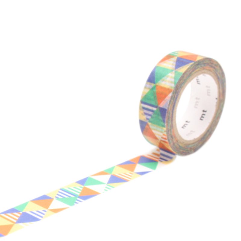 Masking tape SHIMASANKAKU BLUE coloris multicolore