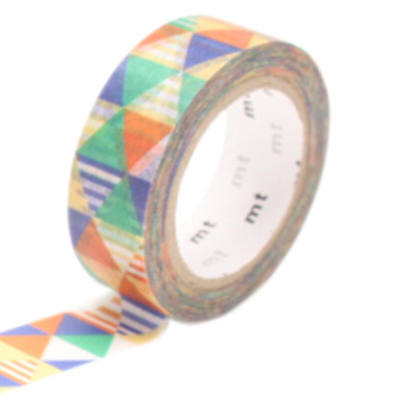 Masking tape SHIMASANKAKU BLUE coloris multicolore