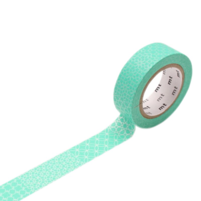 Masking tape LINE PATTERN coloris vert