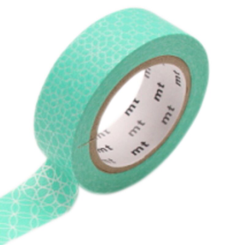 Masking tape LINE PATTERN coloris vert