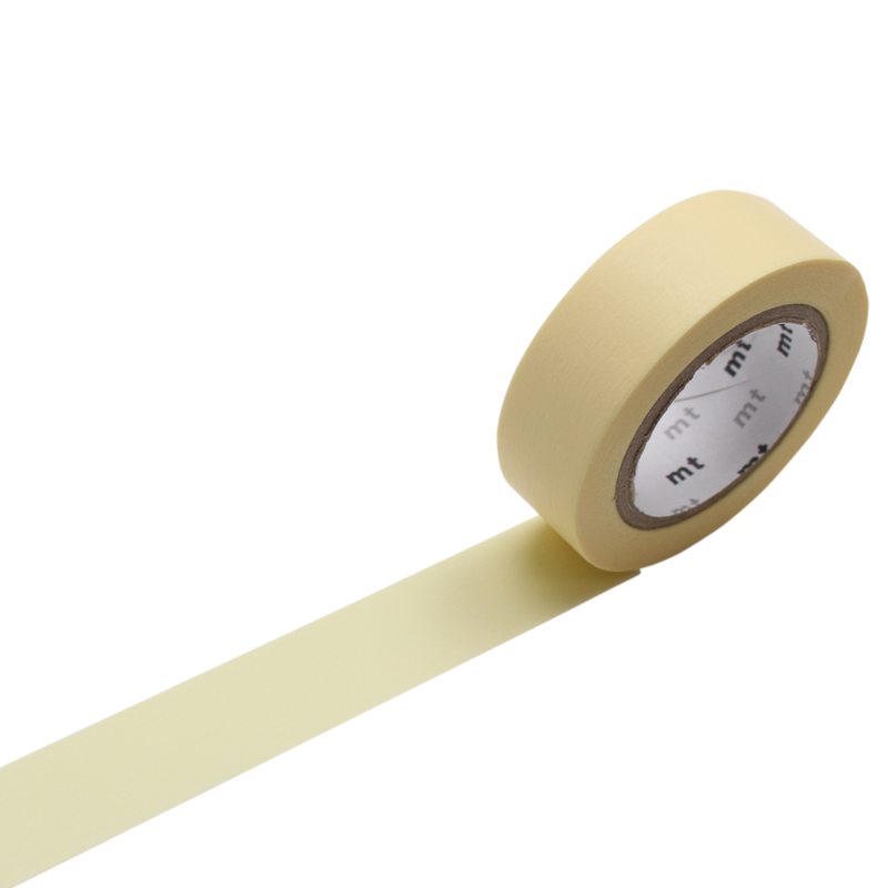 Masking tape PASTEL coloris jaune