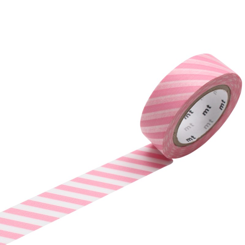 Masking tape STRIPE SAKURA coloris rose