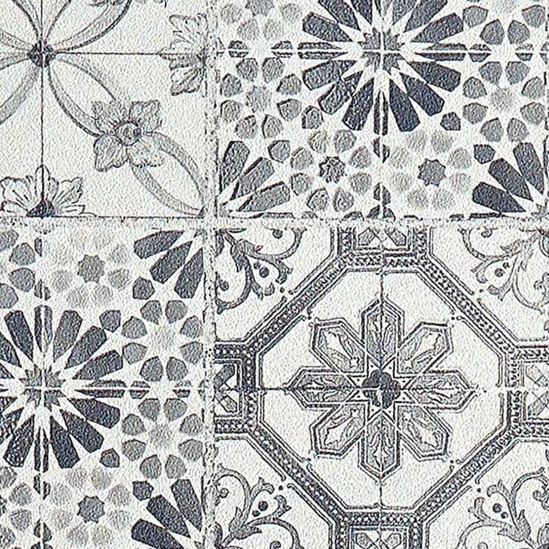 Papier peint intissé CIMENTI coloris blanc