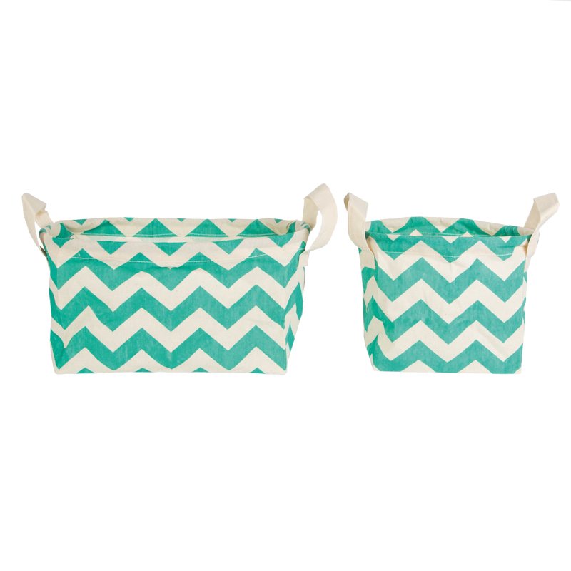 Corbeille ZIGGY coloris vert