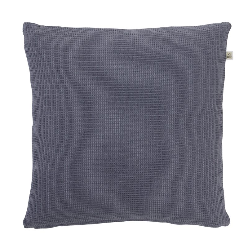 Coussin TRAPICO coloris bleu denim 45 x 45 cm