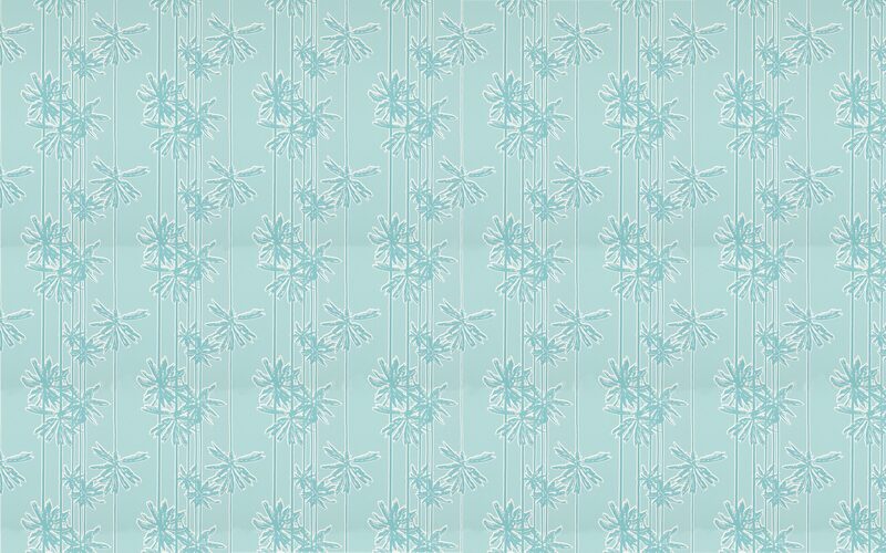 Papier peint intissé SUNNY BEACH coloris vert menthol