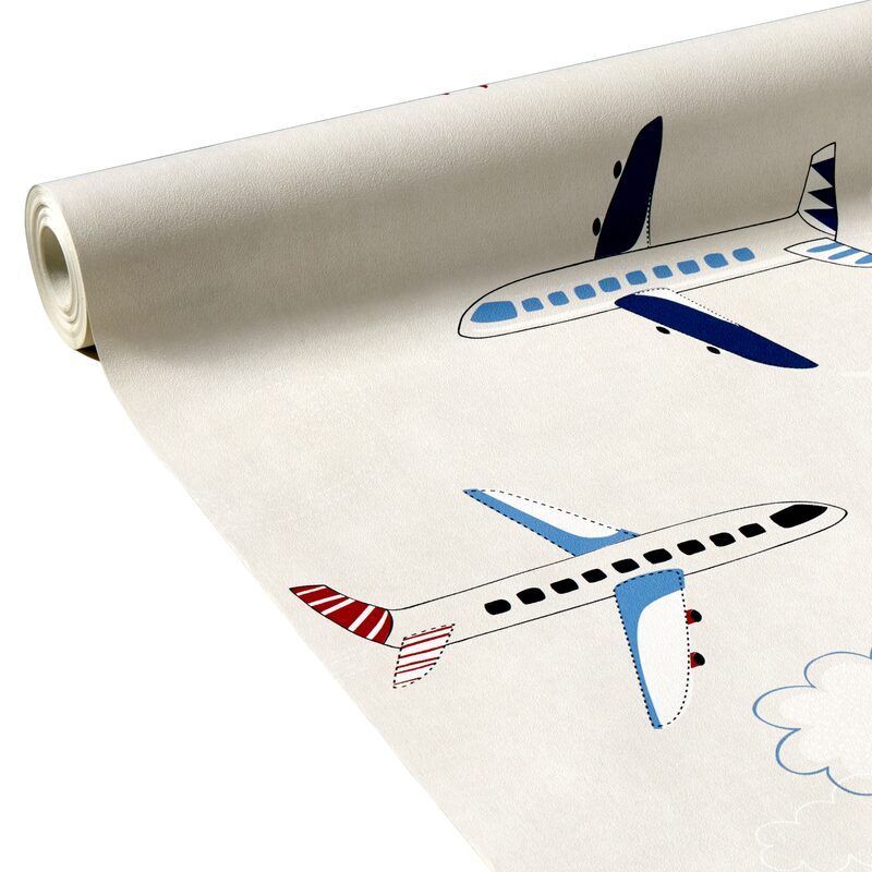 Papier peint AIRLINE coloris sable beige