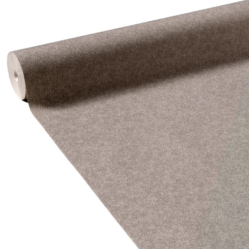 Papier peint intissé TRICOT coloris taupe