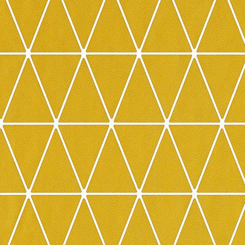Papier peint intissé HEDVIG coloris jaune moutarde