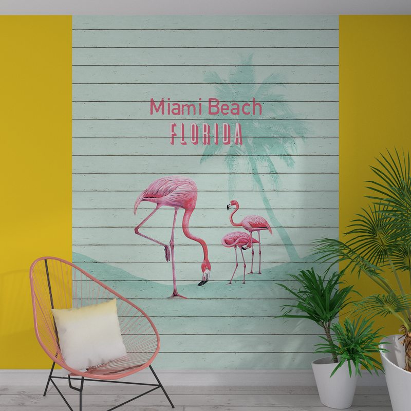 Papier peint panoramique XL MIAMI BEACH 225 x 300 cm