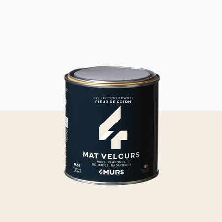 Absolu Peinture Finition Peinture fleur de coton 0,5 L