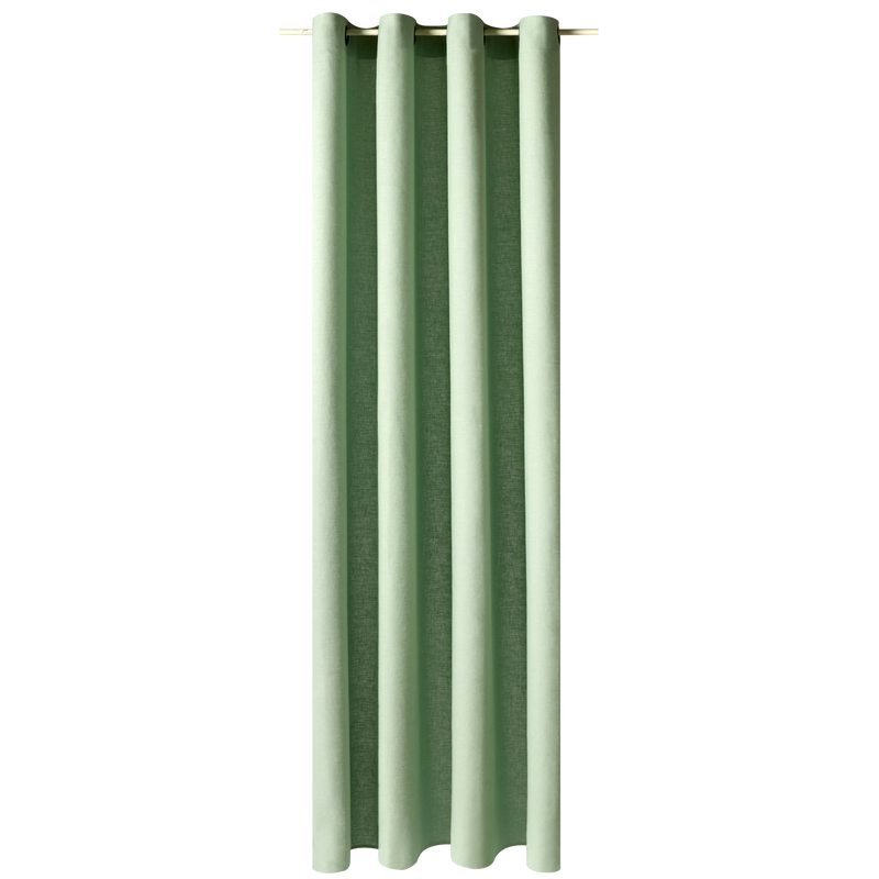Rideau Lin LIN LAVÉ coloris vert menthol 140 x 250 cm