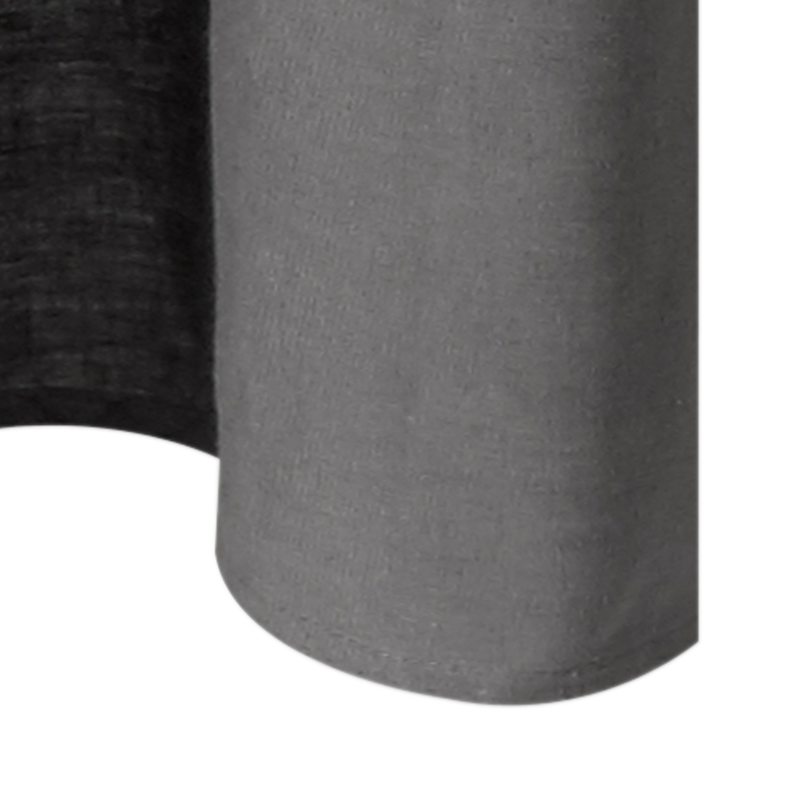 Rideau Lin LIN LAVÉ coloris gris 140 x 250 cm