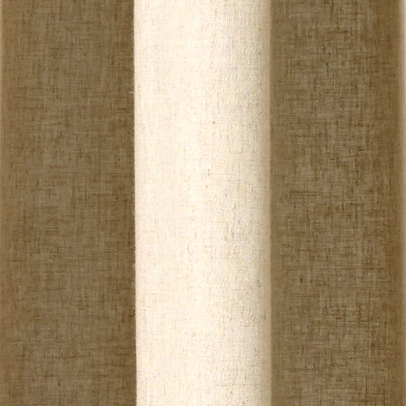 Rideau LIN LAVÉ coloris beige 140 x 250 cm