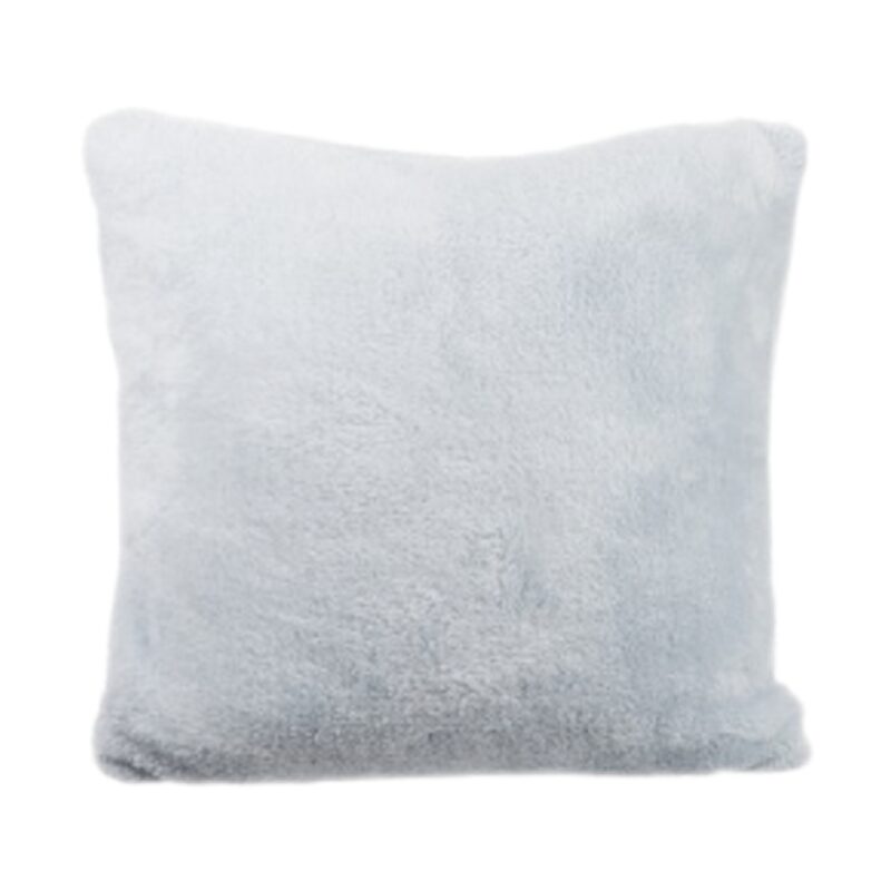 Coussin SYRIELLE coloris bleu glacé 40 x 40 cm