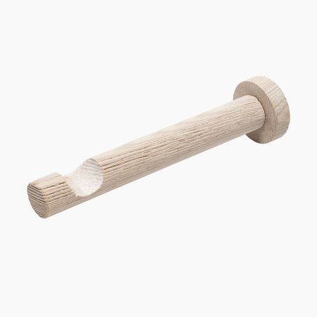 Support barre à rideau WOODY naturel 2,8 cm 15 cm