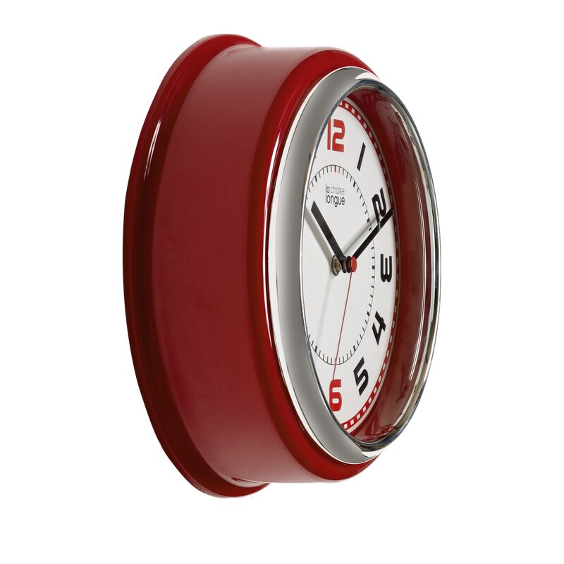 Horloge ELIOTT coloris rouge