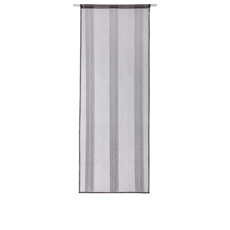 Vitrage PINGALA coloris gris 60 x 160 cm