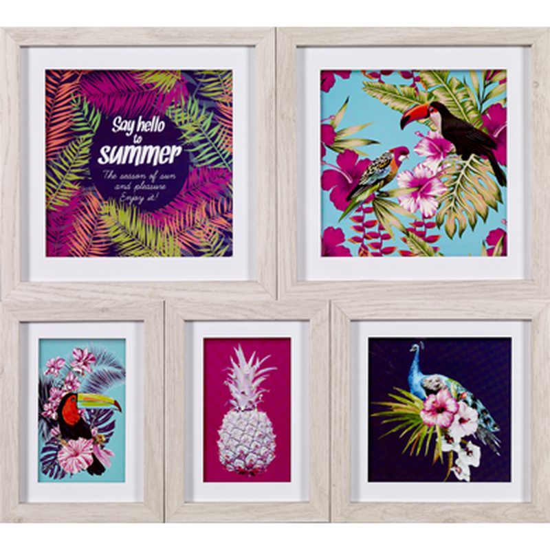 Pêle-mêle TROPICAL SUMMER 45 x 50 cm
