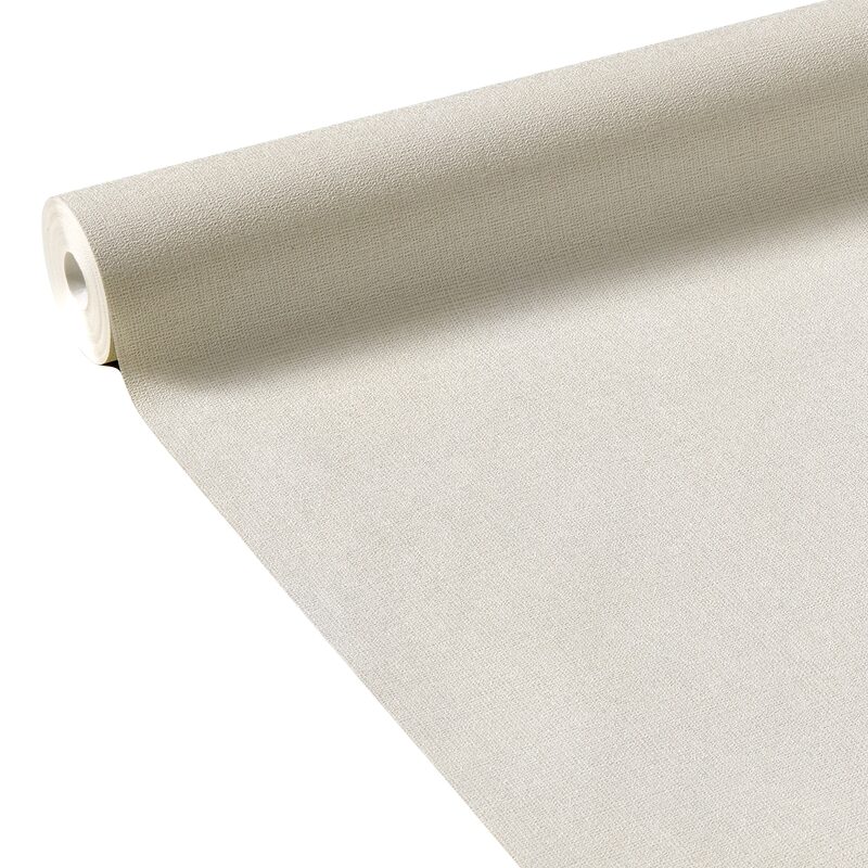 Papier peint intissé TOILE DE LIN BY SOPHIE FERJANI coloris blanc